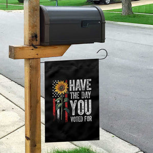 Have The Day You Voted For Garden Flag Vintage American Flag Sunflower TS11 Print Your Wear