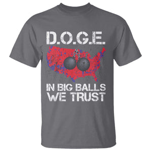 DOGE In Big Balls We Trust 2025 T Shirt Vintage American Map TS11 Charcoal Print Your Wear