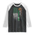 Funny St Patrick's Day Irish Beer Drinking Raglan Shirt Vintage Irish American Flag TS11 Black White Print Your Wear