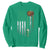 Funny St Patrick's Day Irish Beer Drinking Sweatshirt Vintage Irish American Flag TS11 Irish Green Print Your Wear