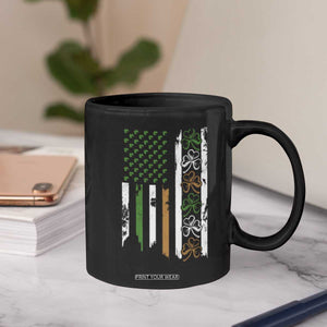 Funny Irish American Vintage Shamrock Flag Coffee Mug TS11 Print Your Wear