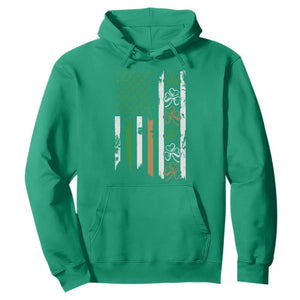 Funny Irish American Vintage Shamrock Flag Hoodie TS11 Irish Green Print Your Wear