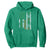 Funny Irish American Vintage Shamrock Flag Hoodie TS11 Irish Green Print Your Wear