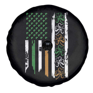 Funny Irish American Vintage Shamrock Flag Spare Tire Cover TS11 Print Your Wear