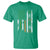 Funny Irish American Vintage Shamrock Flag T Shirt TS11 Irish Green Print Your Wear