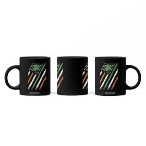 Funny Irish American Flag Shamrock Coffee Mug TS11 Print Your Wear