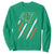 Funny Irish American Flag Shamrock Sweatshirt TS11 Irish Green Print Your Wear