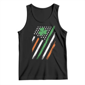 Funny Irish American Flag Shamrock Tank Top TS11 Black Print Your Wear