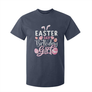 Funny Easter Day Birthday Girl T Shirt For Kid Born On Easter Day Eggs TS11 Navy Print Your Wear