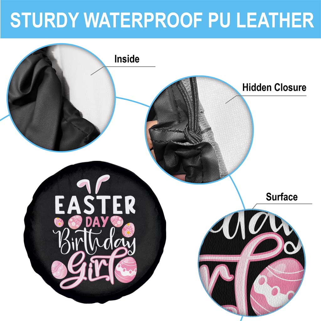 Funny Easter Day Birthday Girl Spare Tire Cover Born On Easter Day Eggs TS11 Print Your Wear