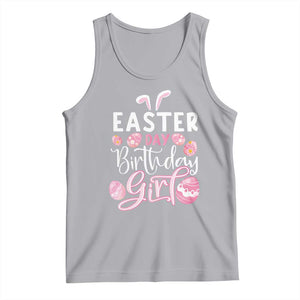 Funny Easter Day Birthday Girl Tank Top Born On Easter Day Eggs TS11 Athletic Heather Print Your Wear