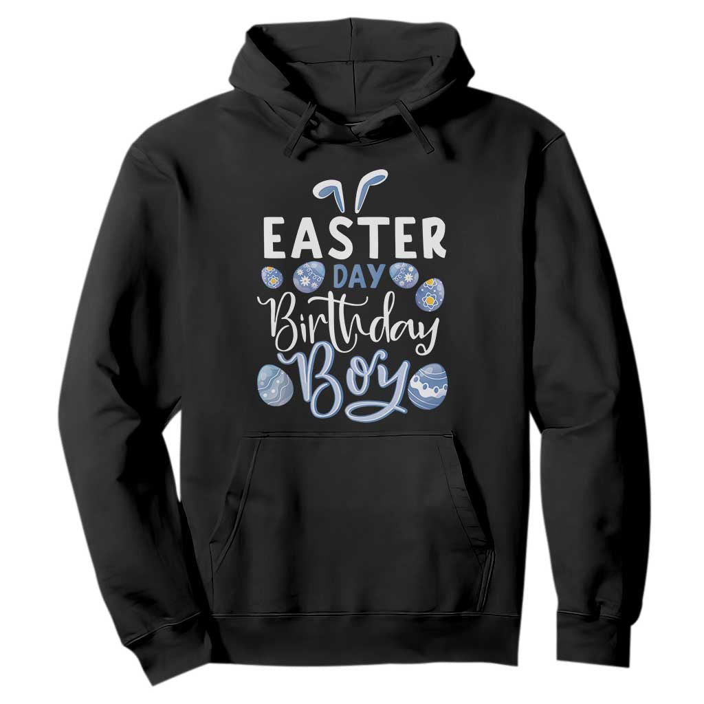 Funny Easter Day Birthday Boy Hoodie Born On Easter Day Eggs TS11 Black Print Your Wear
