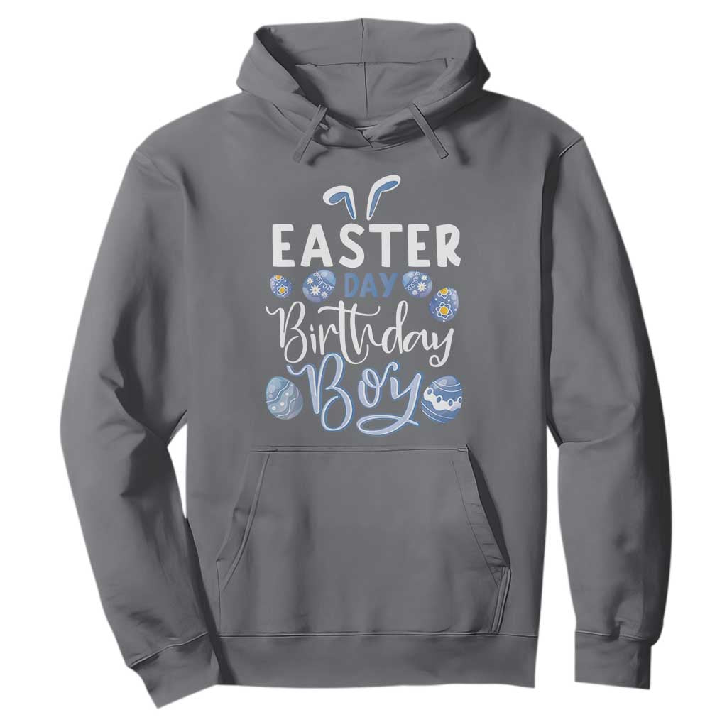 Funny Easter Day Birthday Boy Hoodie Born On Easter Day Eggs TS11 Charcoal Print Your Wear