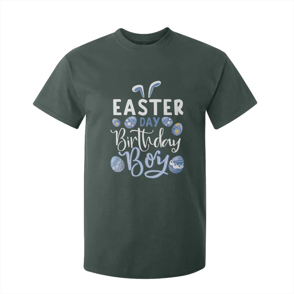 Funny Easter Day Birthday Boy T Shirt For Kid Born On Easter Day Eggs TS11 Dark Forest Green Print Your Wear