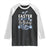 Funny Easter Day Birthday Boy Raglan Shirt Born On Easter Day Eggs TS11 Black White Print Your Wear