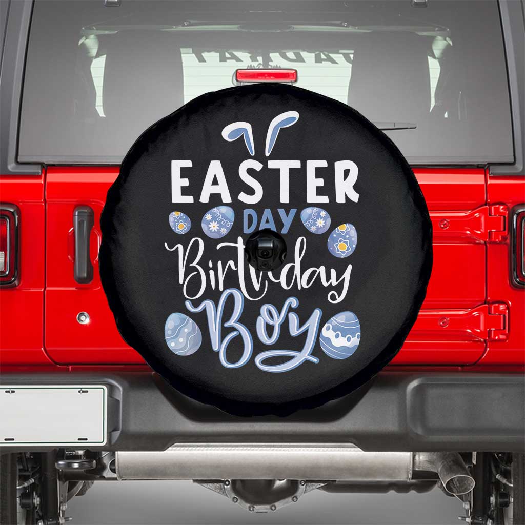 Funny Easter Day Birthday Boy Spare Tire Cover Born On Easter Day Eggs TS11 Black Print Your Wear