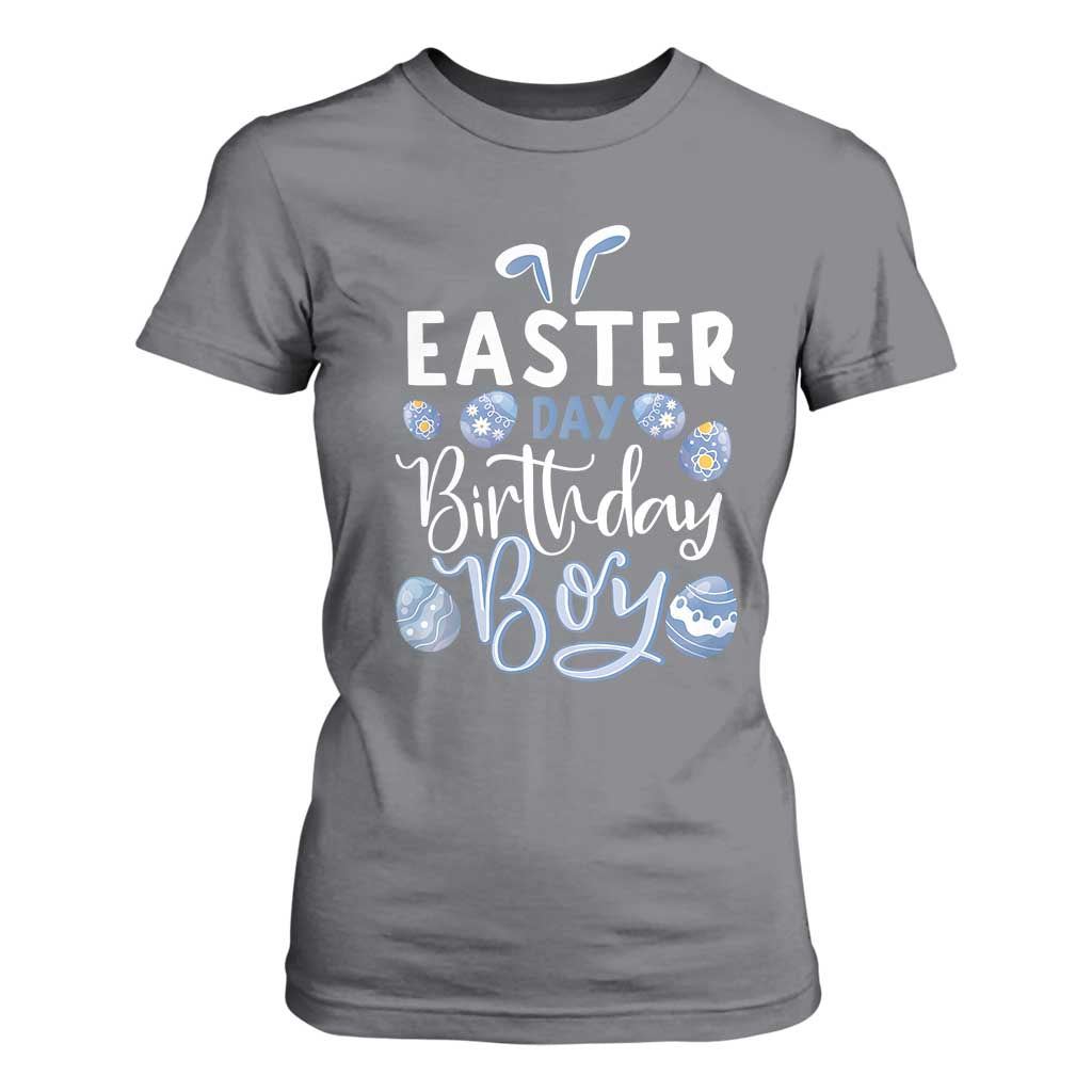 Funny Easter Day Birthday Boy T Shirt For Women Born On Easter Day Eggs TS11 Charcoal Print Your Wear