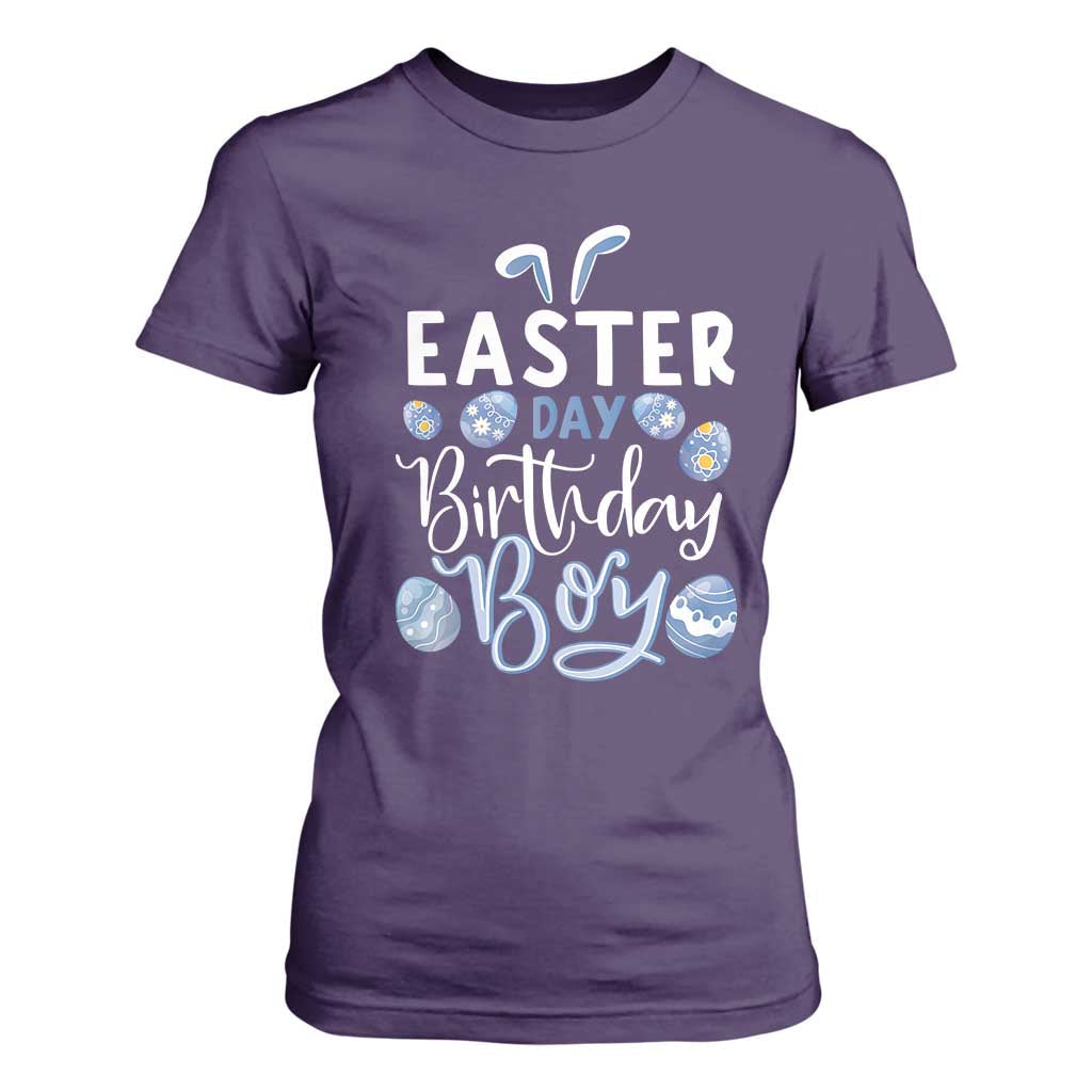 Funny Easter Day Birthday Boy T Shirt For Women Born On Easter Day Eggs TS11 Purple Print Your Wear
