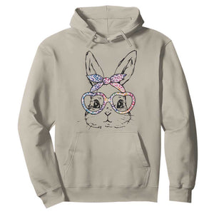Easter Day Bunny Rabbit Face Tie Dye Glasses Hoodie TS11 Sand Print Your Wear