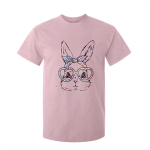Easter Day Bunny Rabbit Face Tie Dye Glasses T Shirt For Kid TS11 Light Pink Print Your Wear