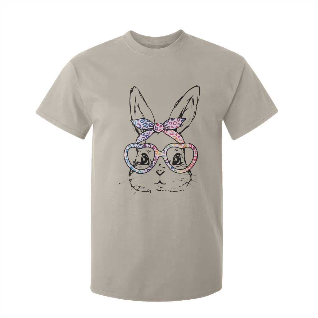 Easter Day Bunny Rabbit Face Tie Dye Glasses T Shirt For Kid TS11 Sand Print Your Wear
