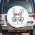 Easter Day Bunny Rabbit Face Tie Dye Glasses Spare Tire Cover TS11 No hole White Print Your Wear
