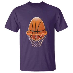 Funny Easter Egg Basketball Sport Lover T Shirt TS11 Purple Print Your Wear