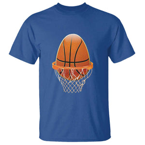 Funny Easter Egg Basketball Sport Lover T Shirt TS11 Royal Blue Print Your Wear