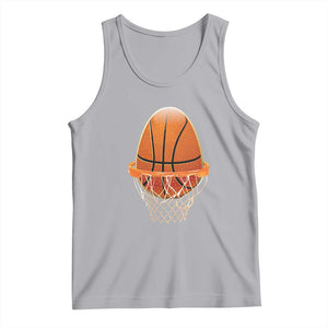 Funny Easter Egg Basketball Sport Lover Tank Top TS11 Athletic Heather Print Your Wear