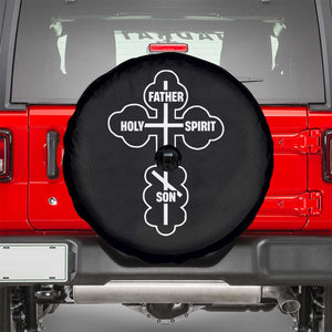 Russian Greek Byzantine Golden Orthodox Cross Father Son Holy Spirit Spare Tire Cover TS11 Black Print Your Wear