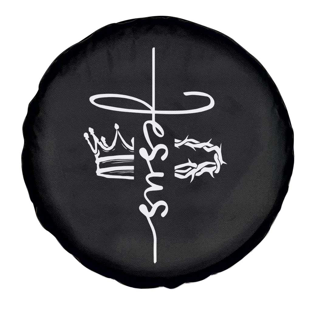 Jesus Christian Lord & Savior Crown of Thorns Spare Tire Cover TS11 Print Your Wear
