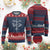 Jesus Christian Lord & Savior Crown of Thorns Knit Sweatshirt TS11 Burgundy Print Your Wear