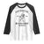 Funny Easter Day Cottontail Egg Delivery Service Raglan Shirt Bunny Rabbit TS11 White Black Print Your Wear