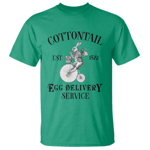 Funny Easter Day Cottontail Egg Delivery Service T Shirt Bunny Rabbit TS11 Irish Green Print Your Wear