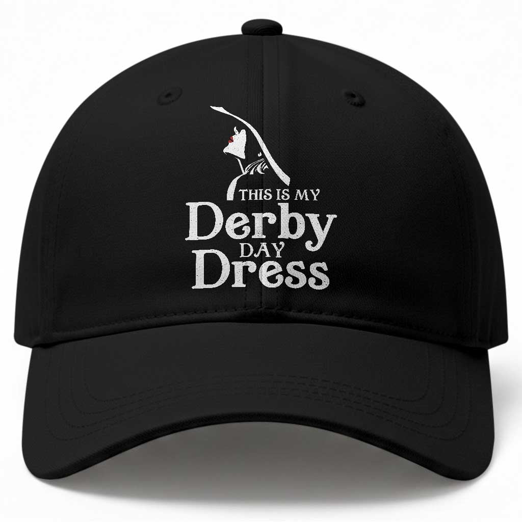 Funny This Is My Derby Day Dress Baseball Cap Horse Racing Fascinator Hat TS11 Print Your Wear