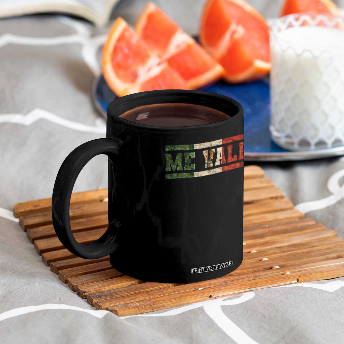 Me Vale Mexican Flag Latino Spanish Slang Coffee Mug TS11 Print Your Wear