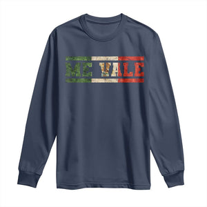 Me Vale Mexican Flag Latino Spanish Slang Long Sleeve Shirt TS11 Navy Print Your Wear