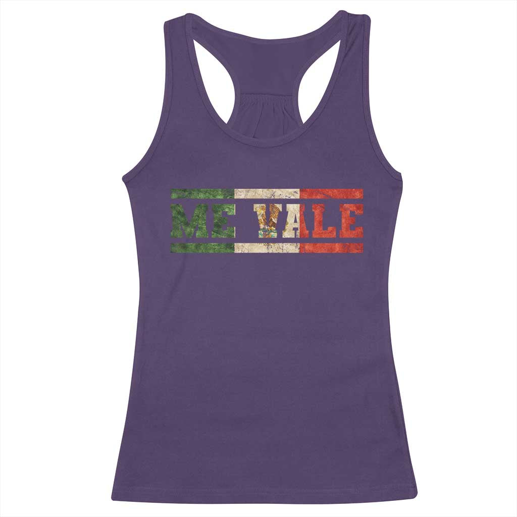 Me Vale Mexican Flag Latino Spanish Slang Racerback Tank Top TS11 Purple Print Your Wear