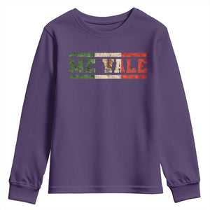 Me Vale Mexican Flag Latino Spanish Slang Youth Sweatshirt TS11 Purple Print Your Wear