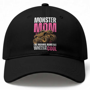 Monster Mom Like Normal Mama But Wheelie Cool Baseball Cap Monster Truck Mama TS11 Print Your Wear