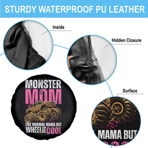 Monster Mom Like Normal Mama But Wheelie Cool Spare Tire Cover Monster Truck Mama TS11 Print Your Wear