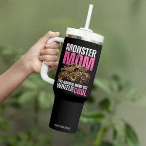Monster Mom Like Normal Mama But Wheelie Cool Tumbler With Handle Monster Truck Mama TS11 Print Your Wear