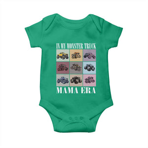 In My Monster Truck Mama Era Baby Onesie TS11 Irish Green Print Your Wear