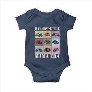 In My Monster Truck Mama Era Baby Onesie TS11 Navy Print Your Wear