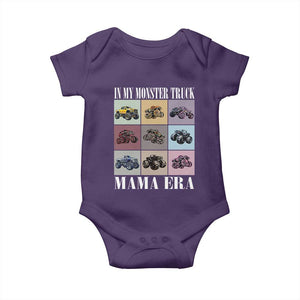 In My Monster Truck Mama Era Baby Onesie TS11 Purple Print Your Wear