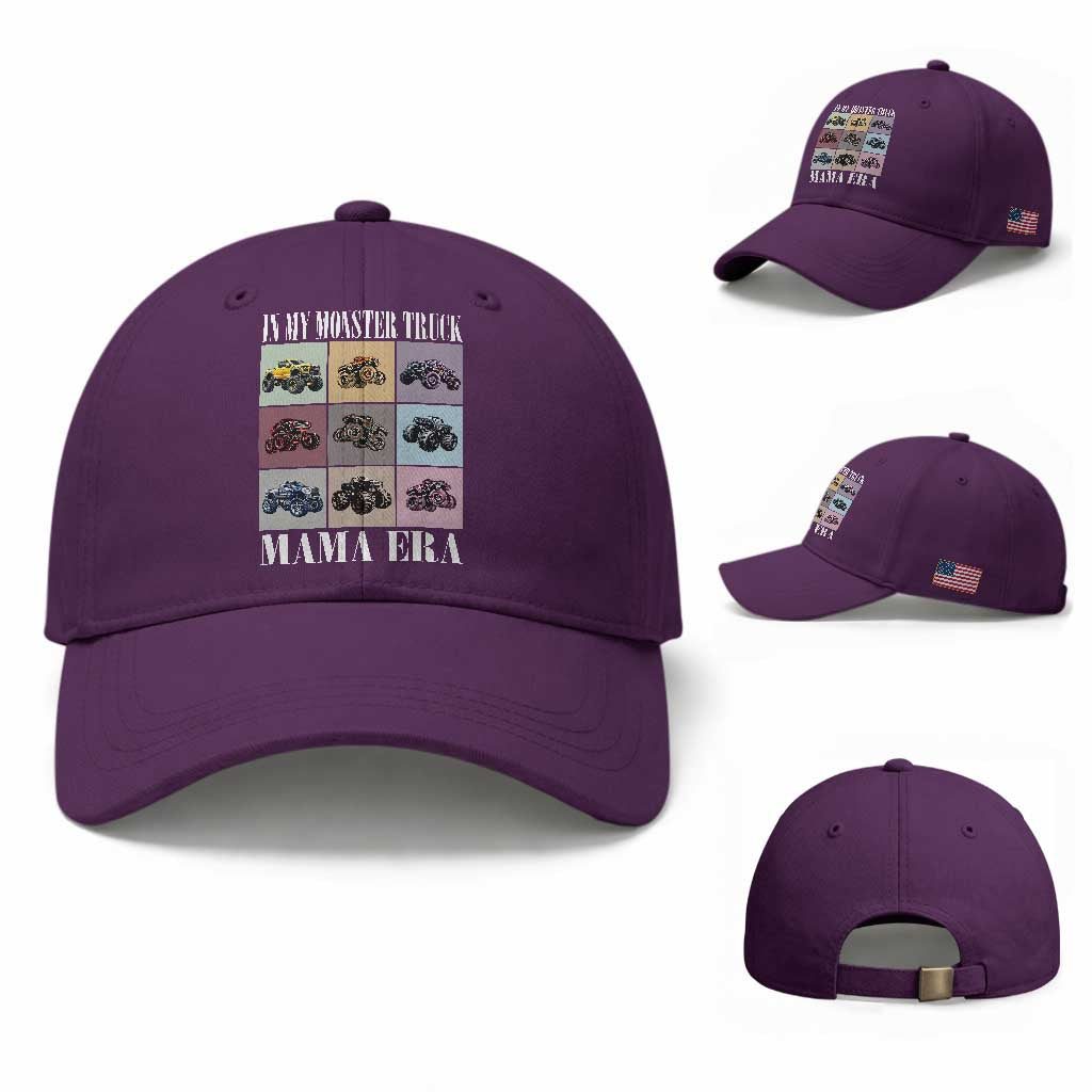 In My Monster Truck Mama Era Baseball Cap TS11 Baseball Cap Universal Fit Purple Print Your Wear