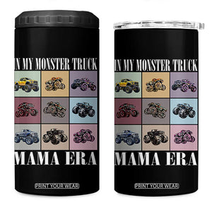 In My Monster Truck Mama Era 4 in 1 Can Cooler Tumbler TS11 One Size: 16 oz Black Print Your Wear