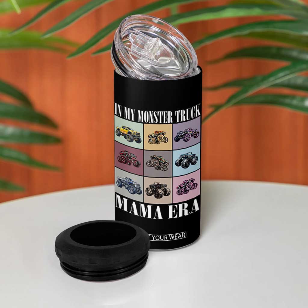 In My Monster Truck Mama Era 4 in 1 Can Cooler Tumbler TS11 Print Your Wear