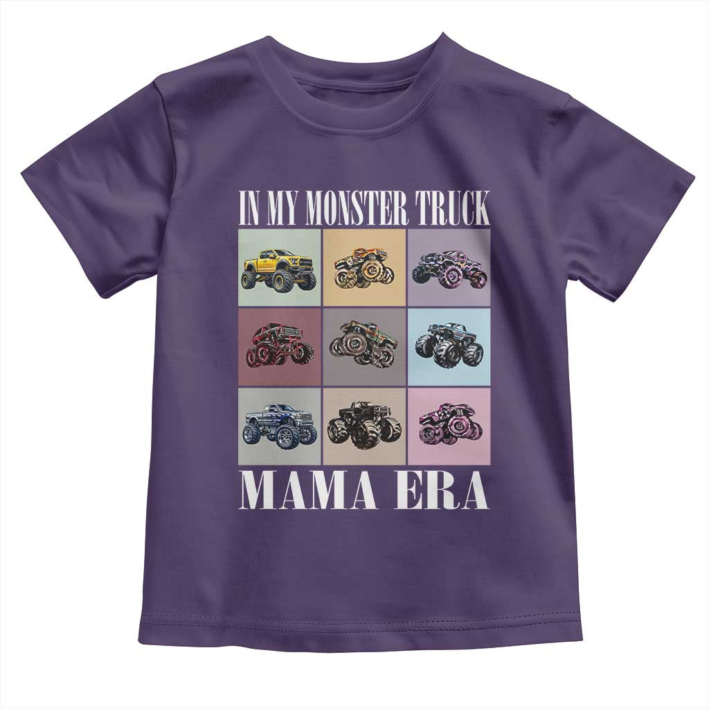 In My Monster Truck Mama Era Toddler T Shirt TS11 Purple Print Your Wear