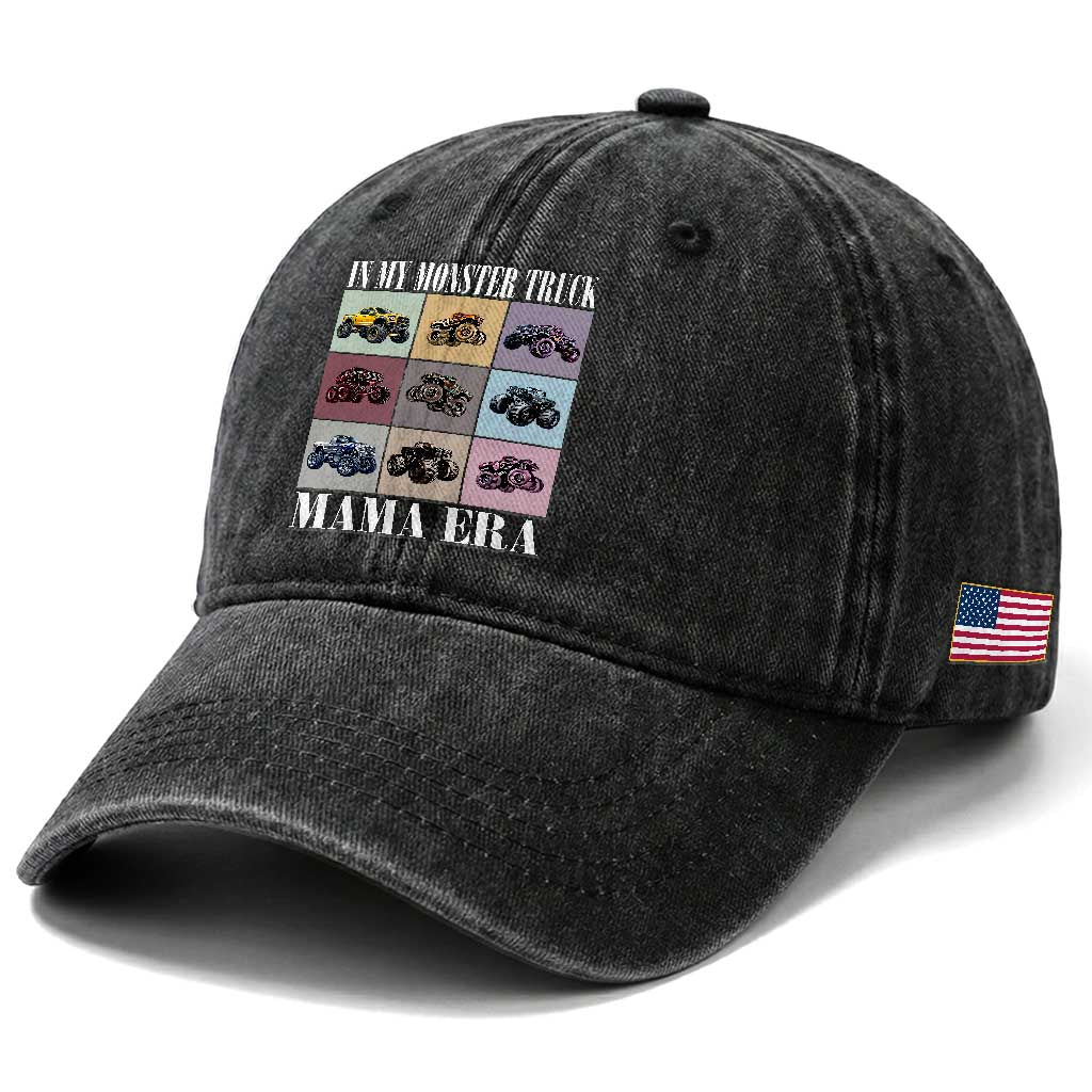 In My Monster Truck Mama Era Washed Cotton Baseball Cap TS11 Print Your Wear